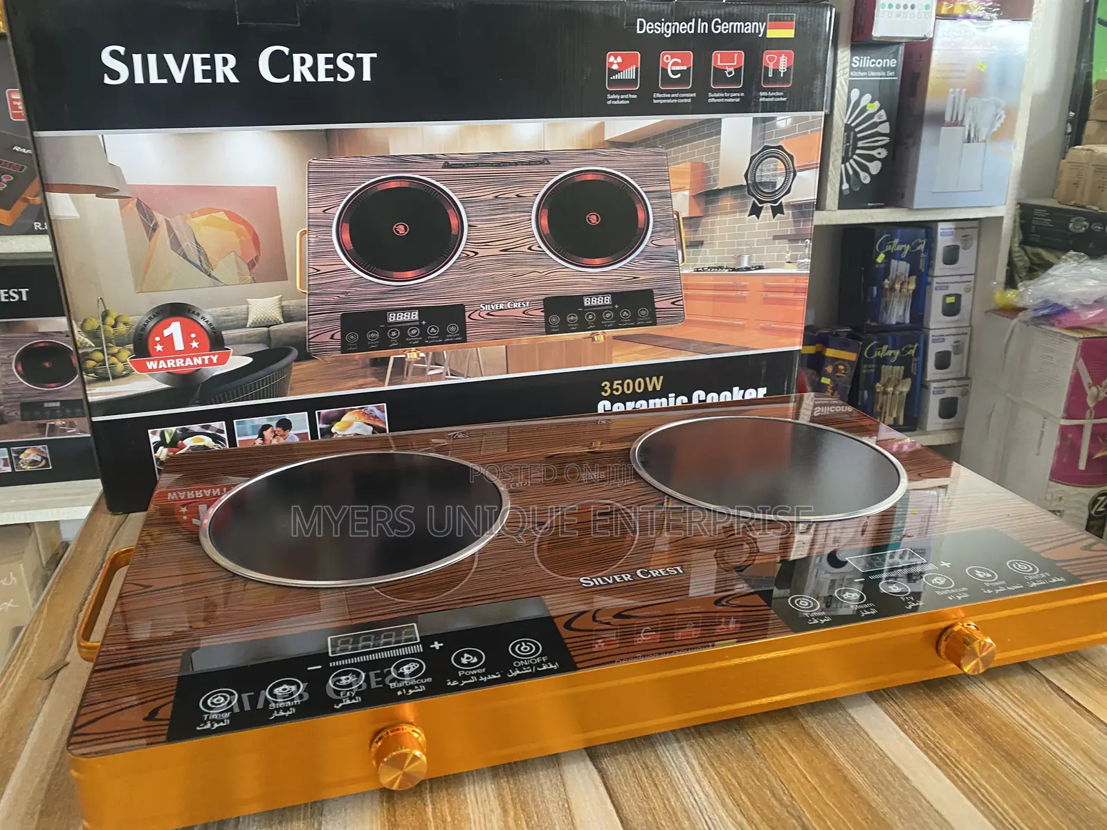Silver Crest Double Burner,Electric Range