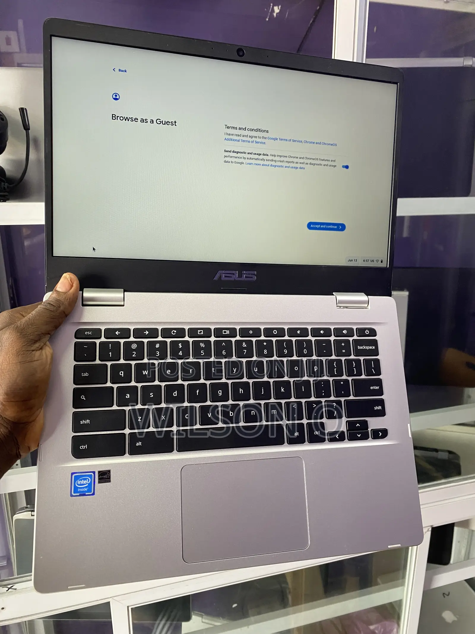 Laptop Asus Chromebook C200 4GB Intel Xeon SSD 60GB