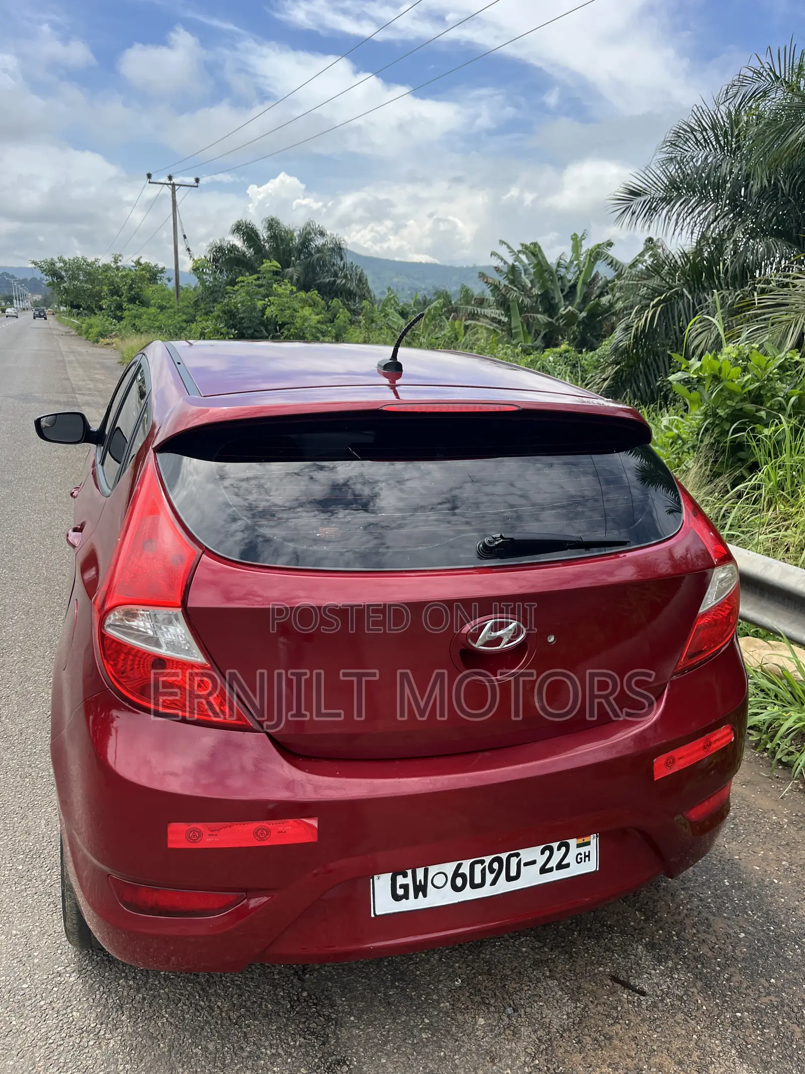Hyundai Accent 2016 Red