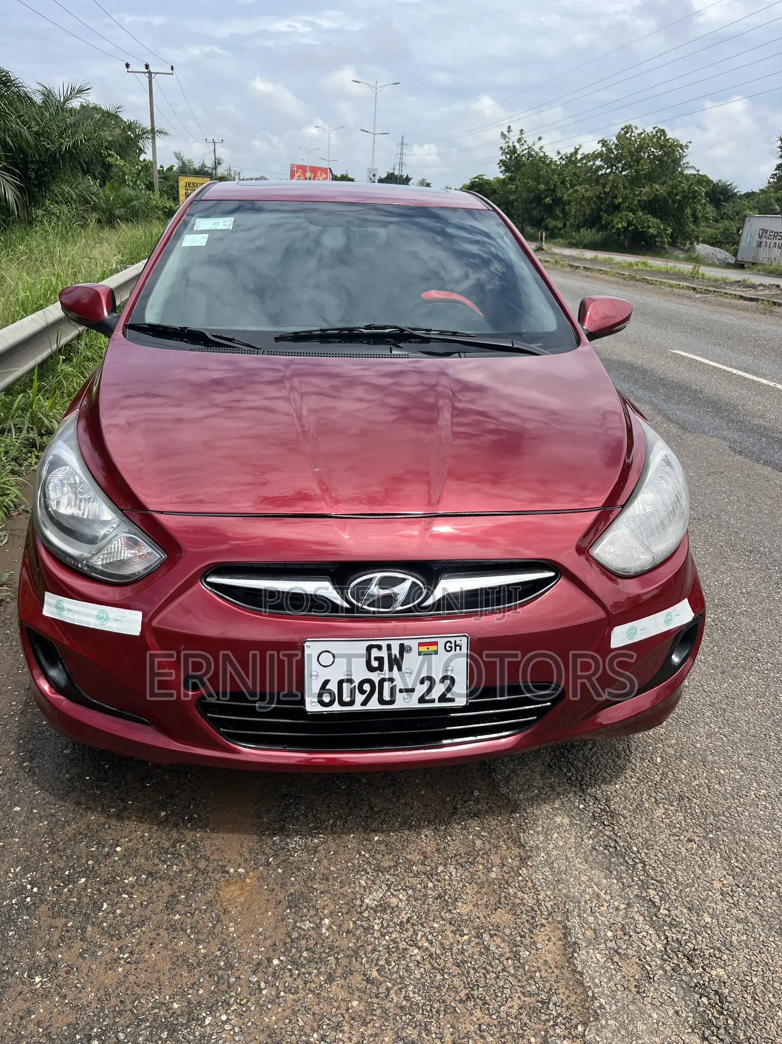Hyundai Accent 2016 Red