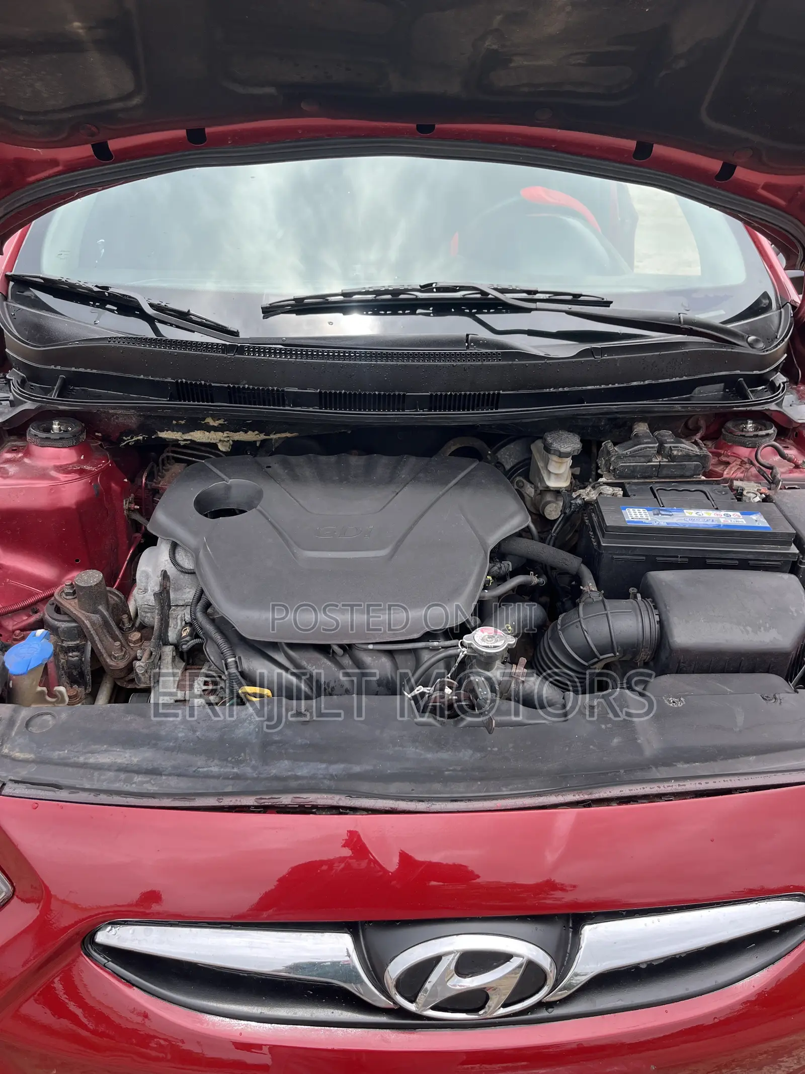 Hyundai Accent 2016 Red