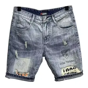 Men’S Street‐Style Denim Shorts