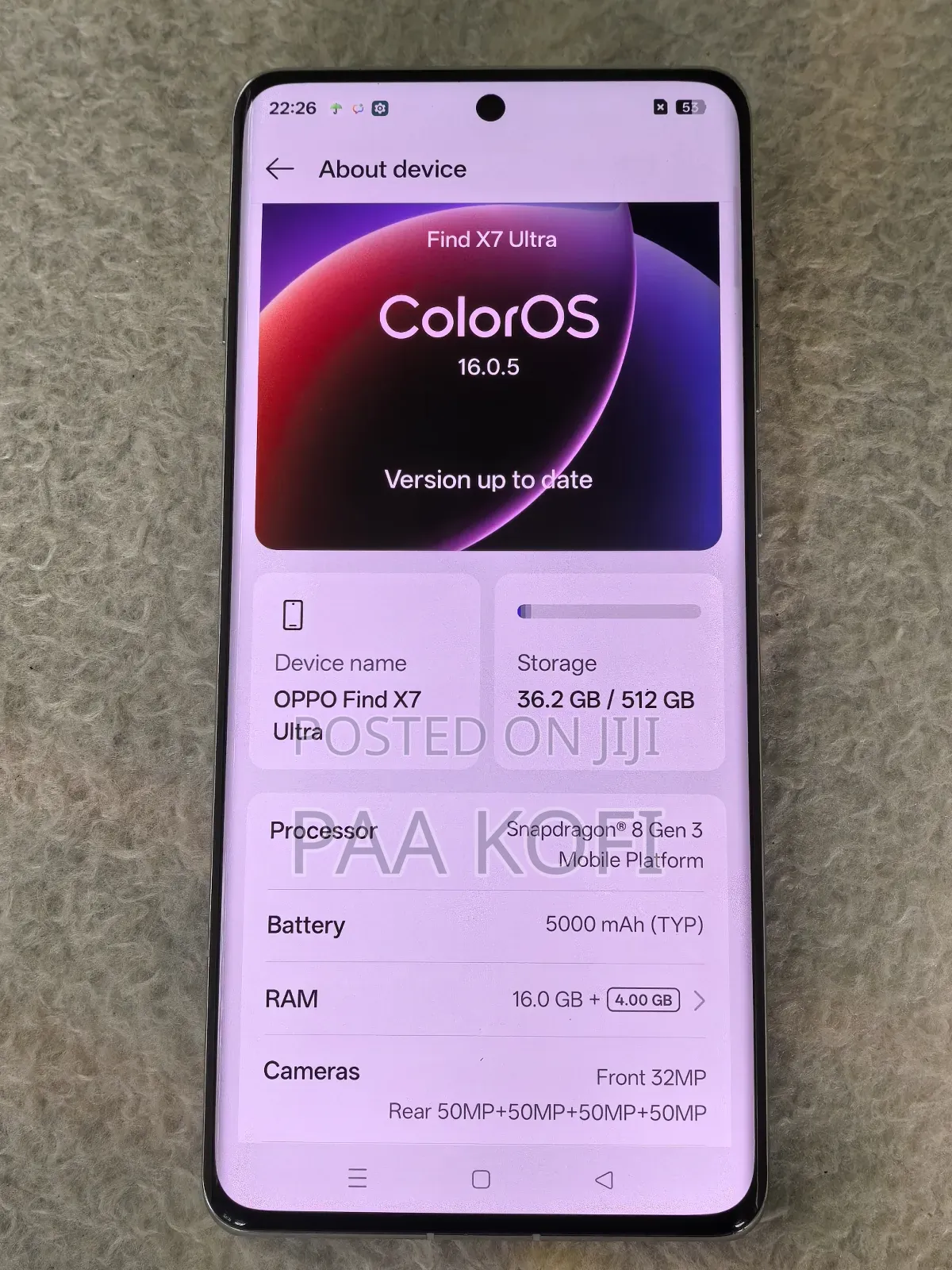Oppo Find X7 Ultra 512 GB Blue