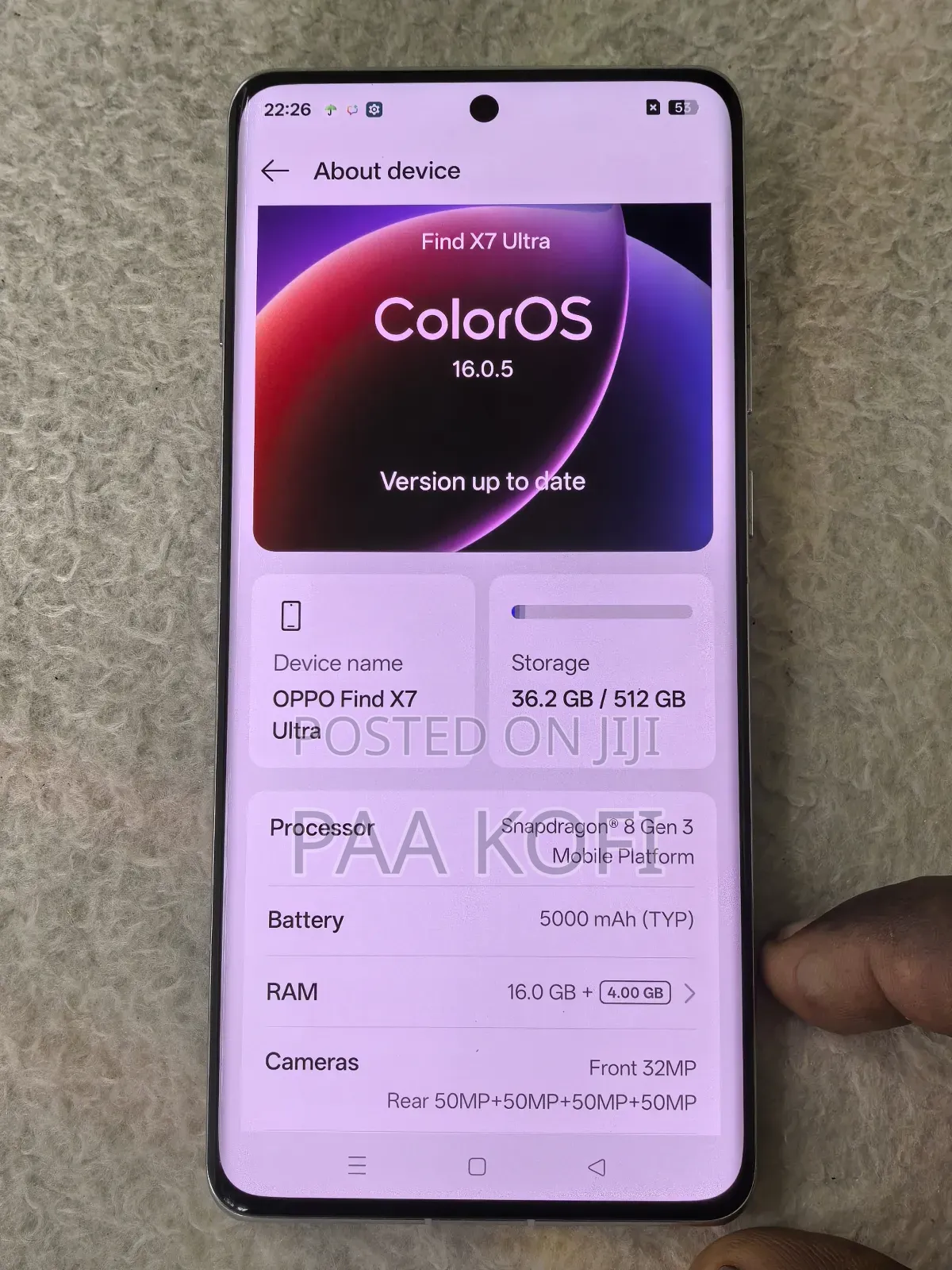 Oppo Find X7 Ultra 512 GB Blue
