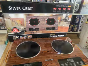 Heavy Duty Double Electric Infrared Stove(Silver Crest)