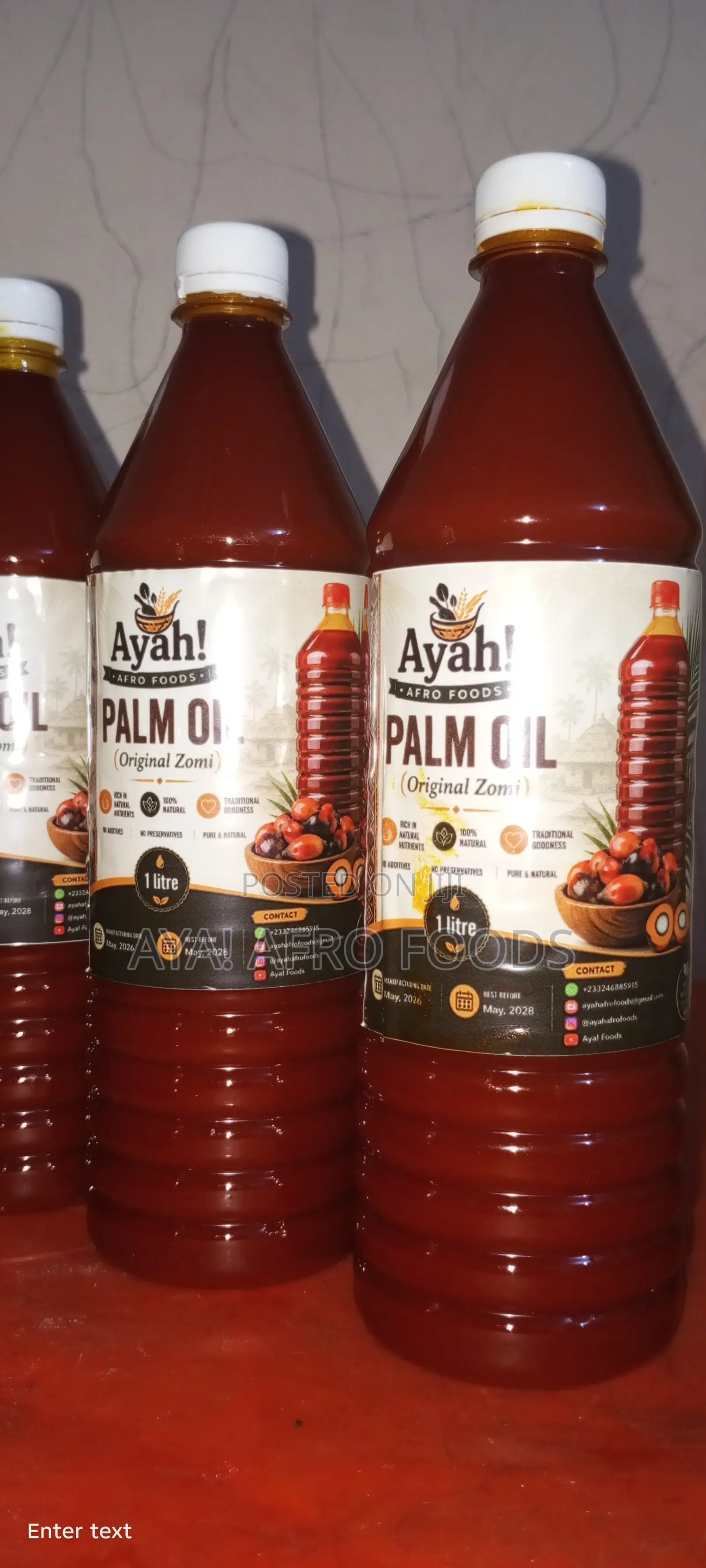 1litre Palm Oil (Zomi)
