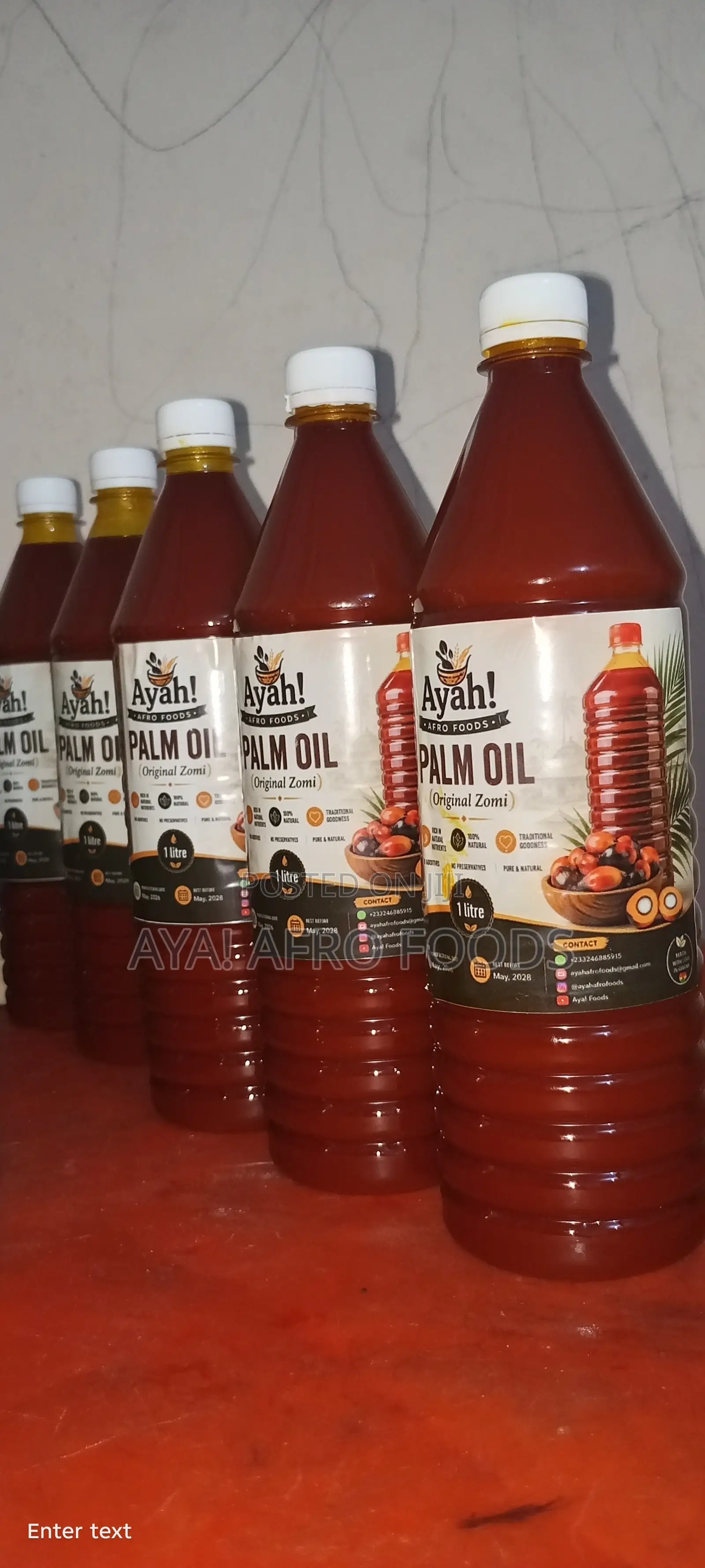 1litre Palm Oil (Zomi)