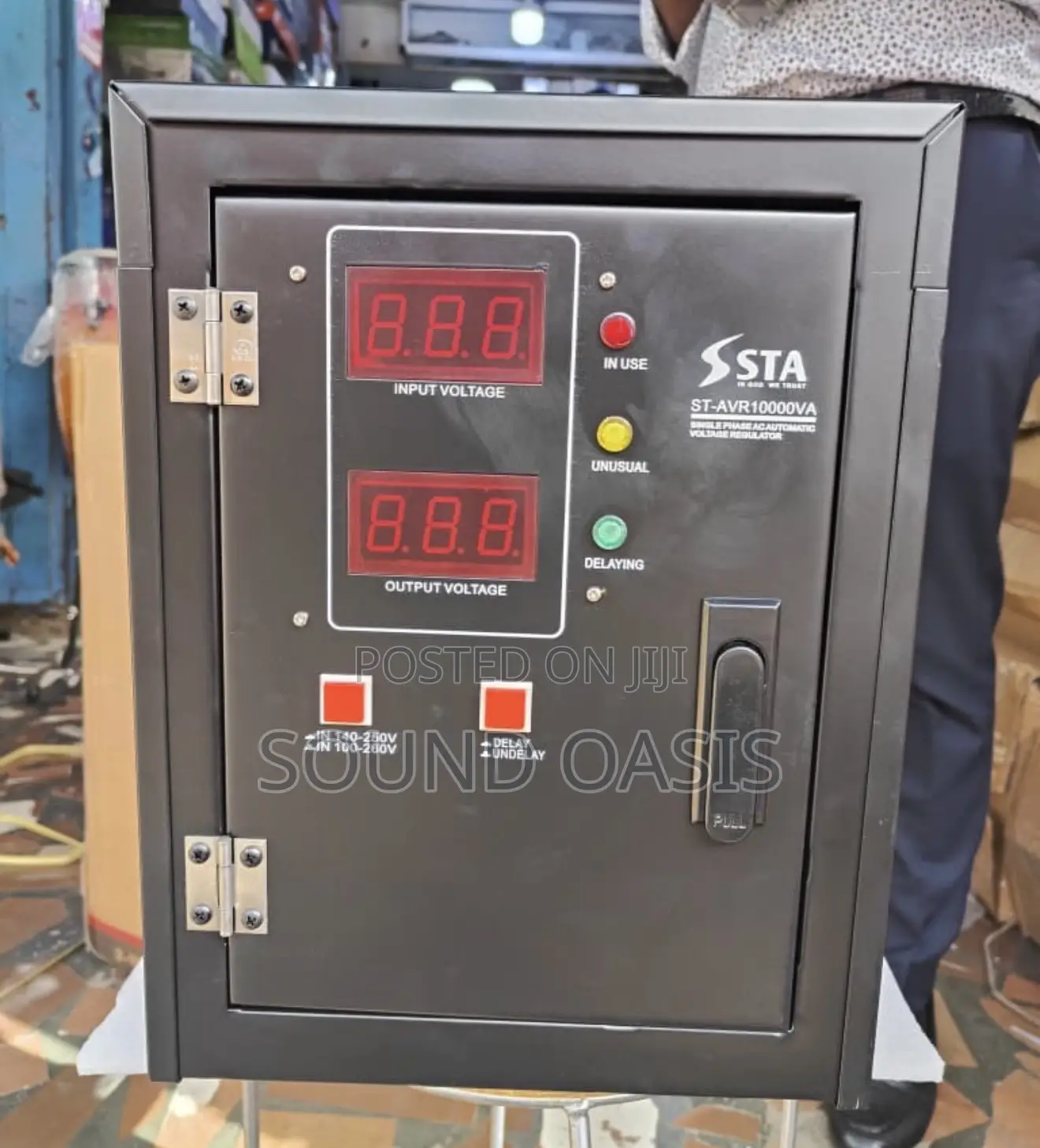 Sta St-Avr10000va Single Phase Ac Automatic Voltage Regulator