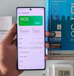 New Infinix Hot 50 Pro+ 4G 256 GB Black