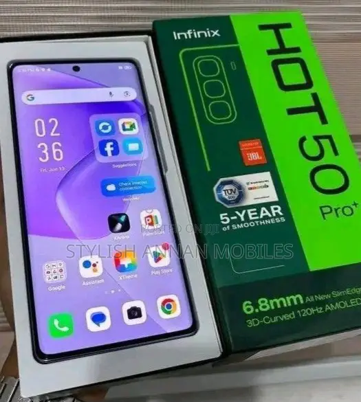 New Infinix Hot 50 Pro+ 4G 256 GB Black