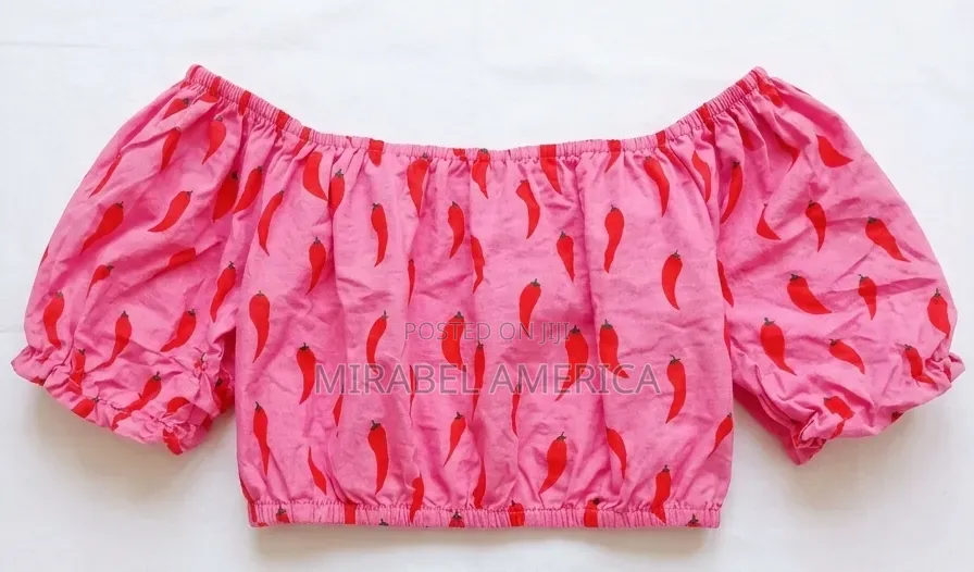 Off Shoulder Crop Top