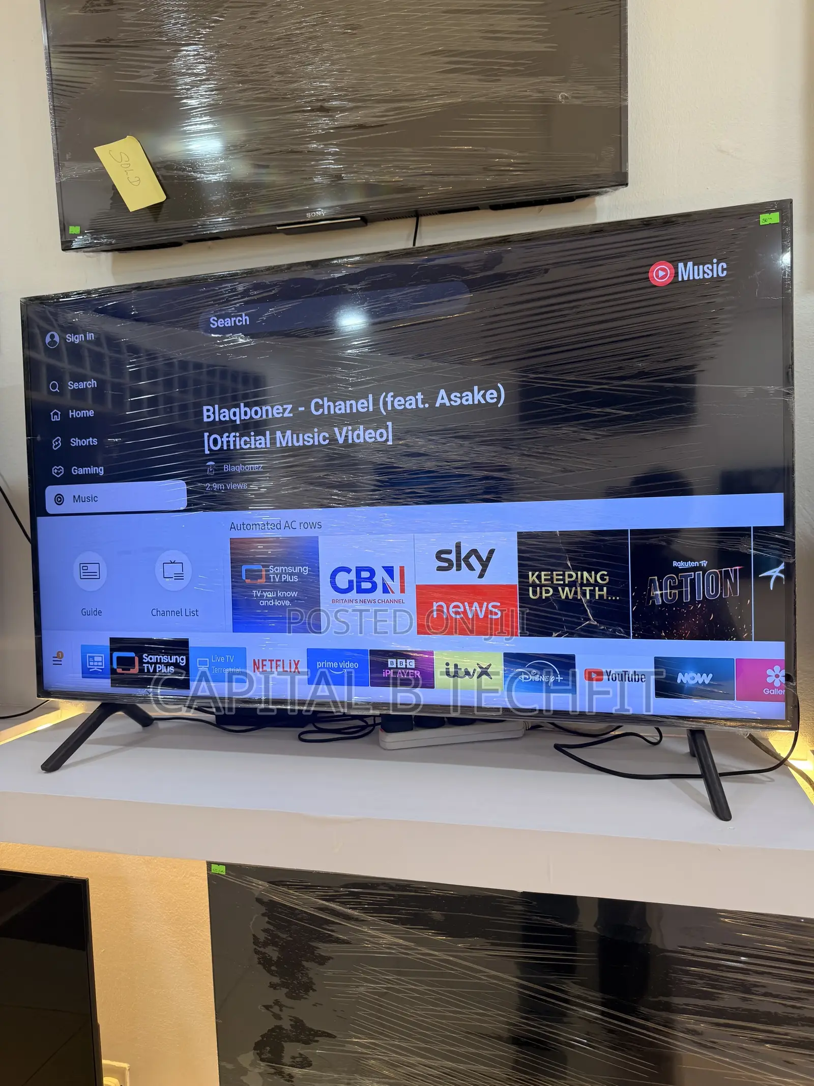 50inches Full Digital Satellite Uhd HDR Smart Samsung Tv