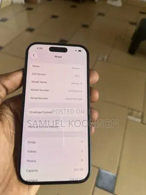 Apple iPhone 15 256 GB Black