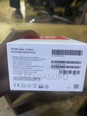 Xiaomi Redmi Note 15 256 GB Black