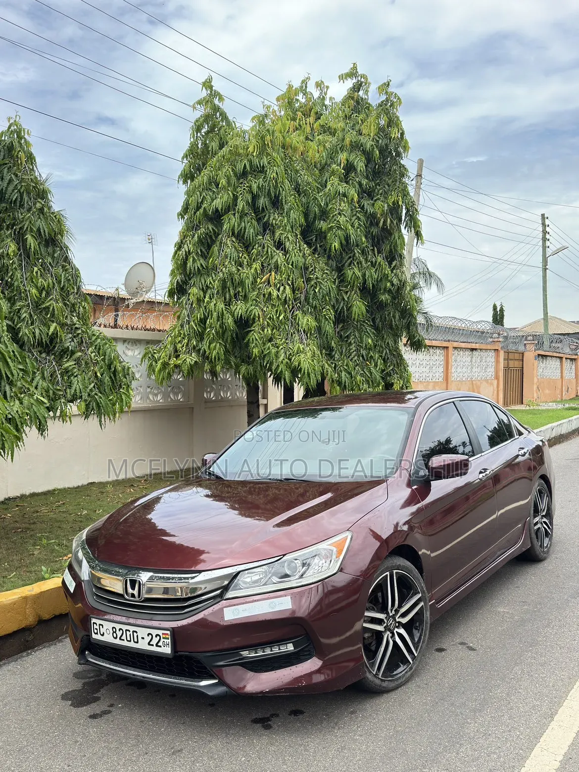 Honda Accord 2017 Burgundy