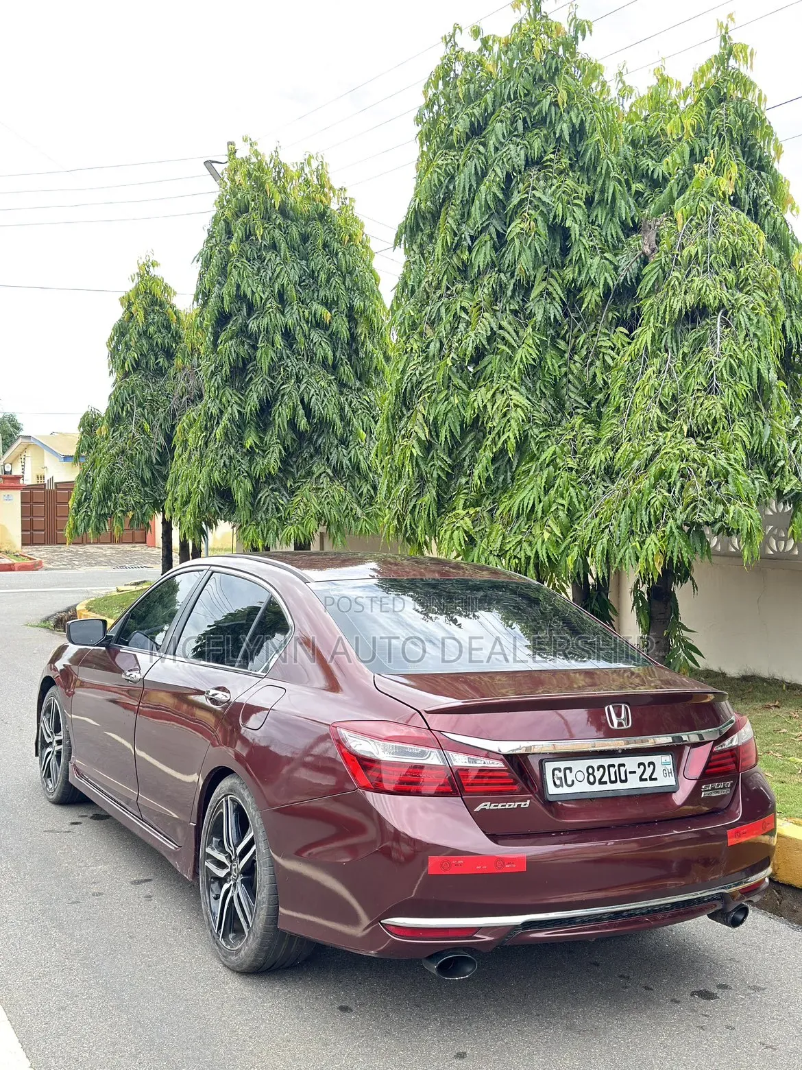 Honda Accord 2017 Burgundy
