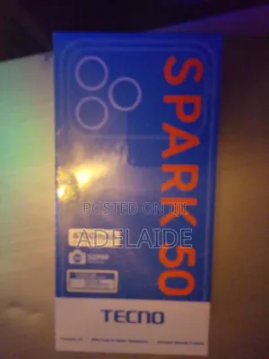 New Tecno Spark 50 128 GB Black