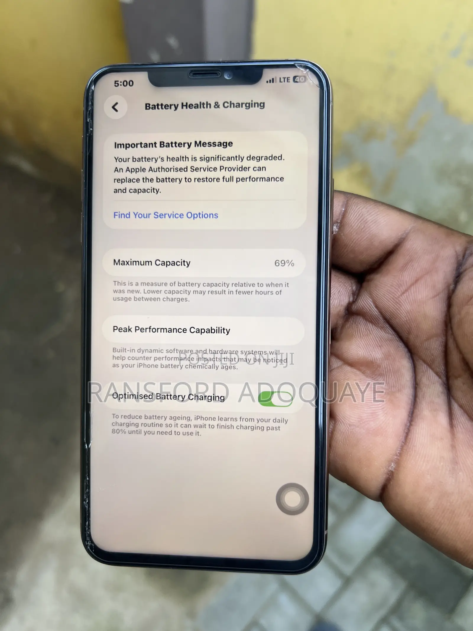 Apple iPhone 11 Pro Max 256 GB Gold