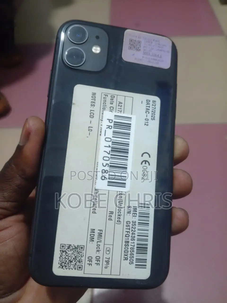Apple iPhone 11 128 GB Black