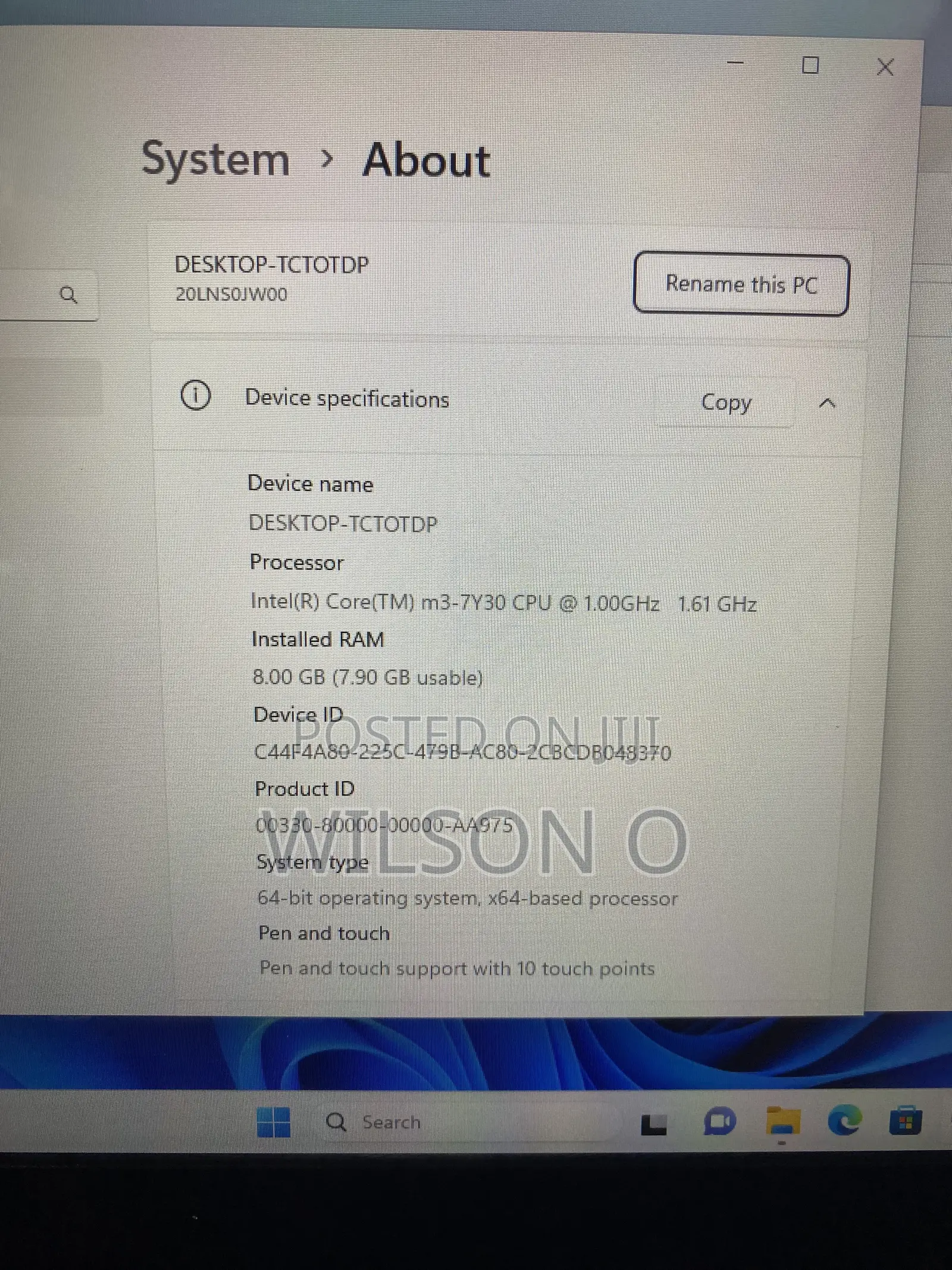 Laptop Lenovo Yoga 11e 8GB Intel Core M3 SSD 128GB