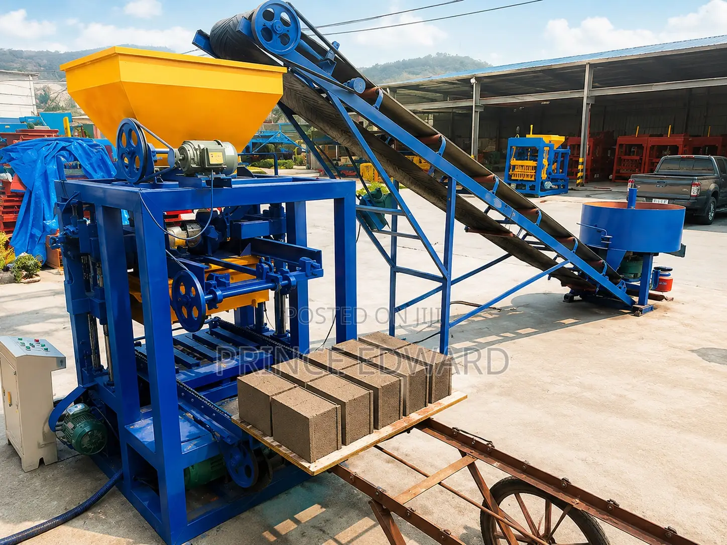 Industrial Automatic Block Making Machine- High Output, Maximum Profit