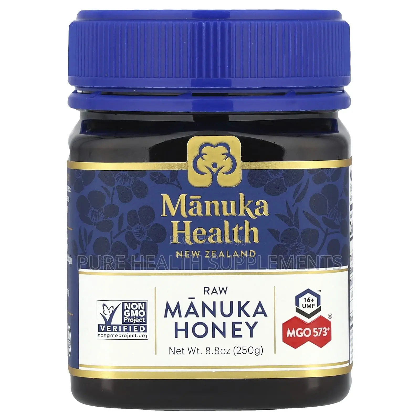 Manuka Health, Manuka Honey, Medical Grade, Umf 16+, Mgo 573+, 250 G