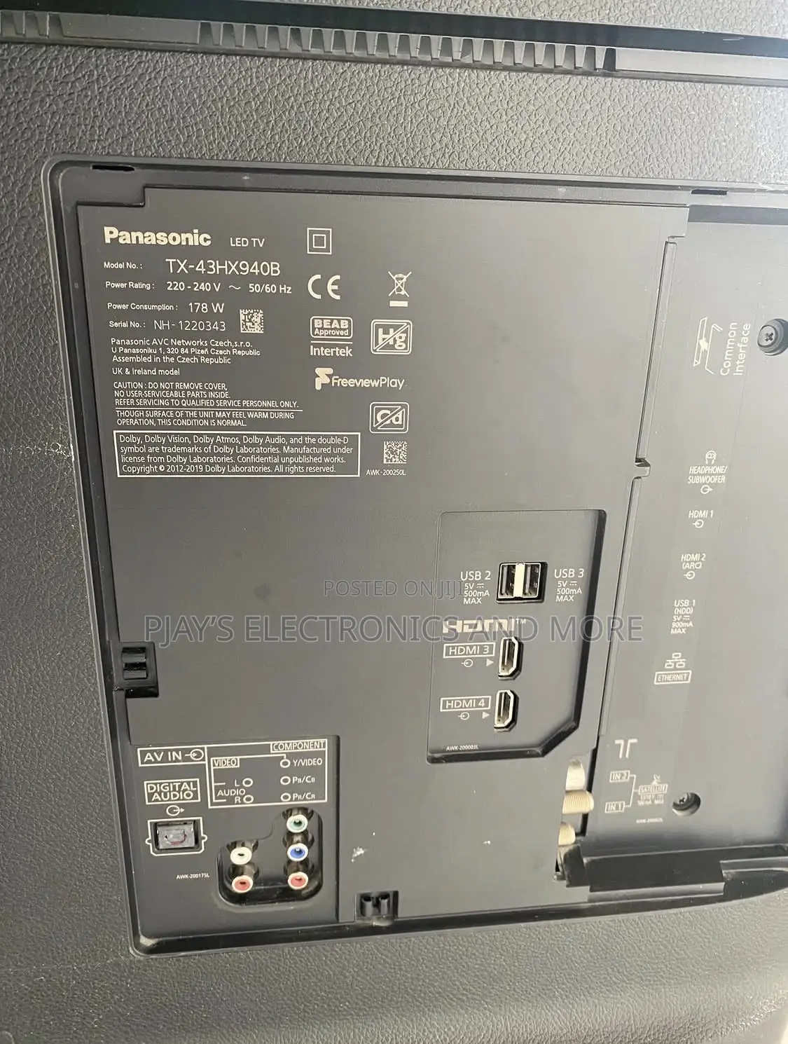 43inch Panasonic Android Tv