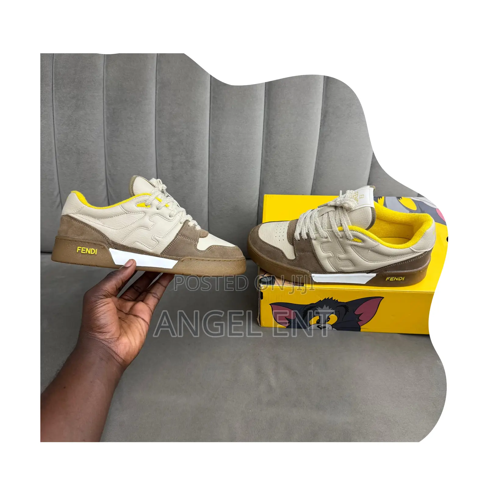 Fendi Match Low-Top Sneakers Available (Location: Adum Kumasi)