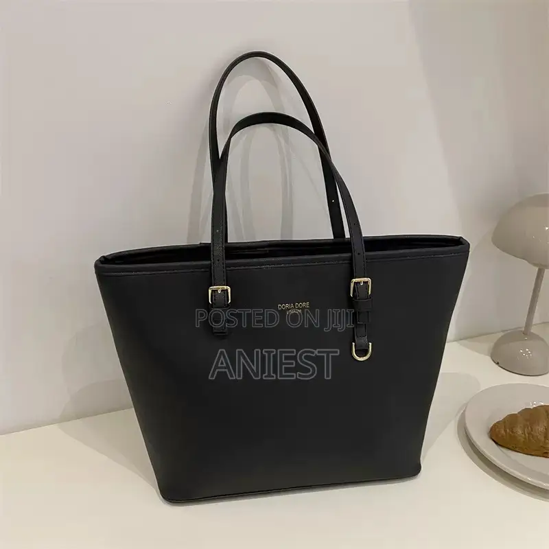 Black Large Beautiful Ladies Tote Bag