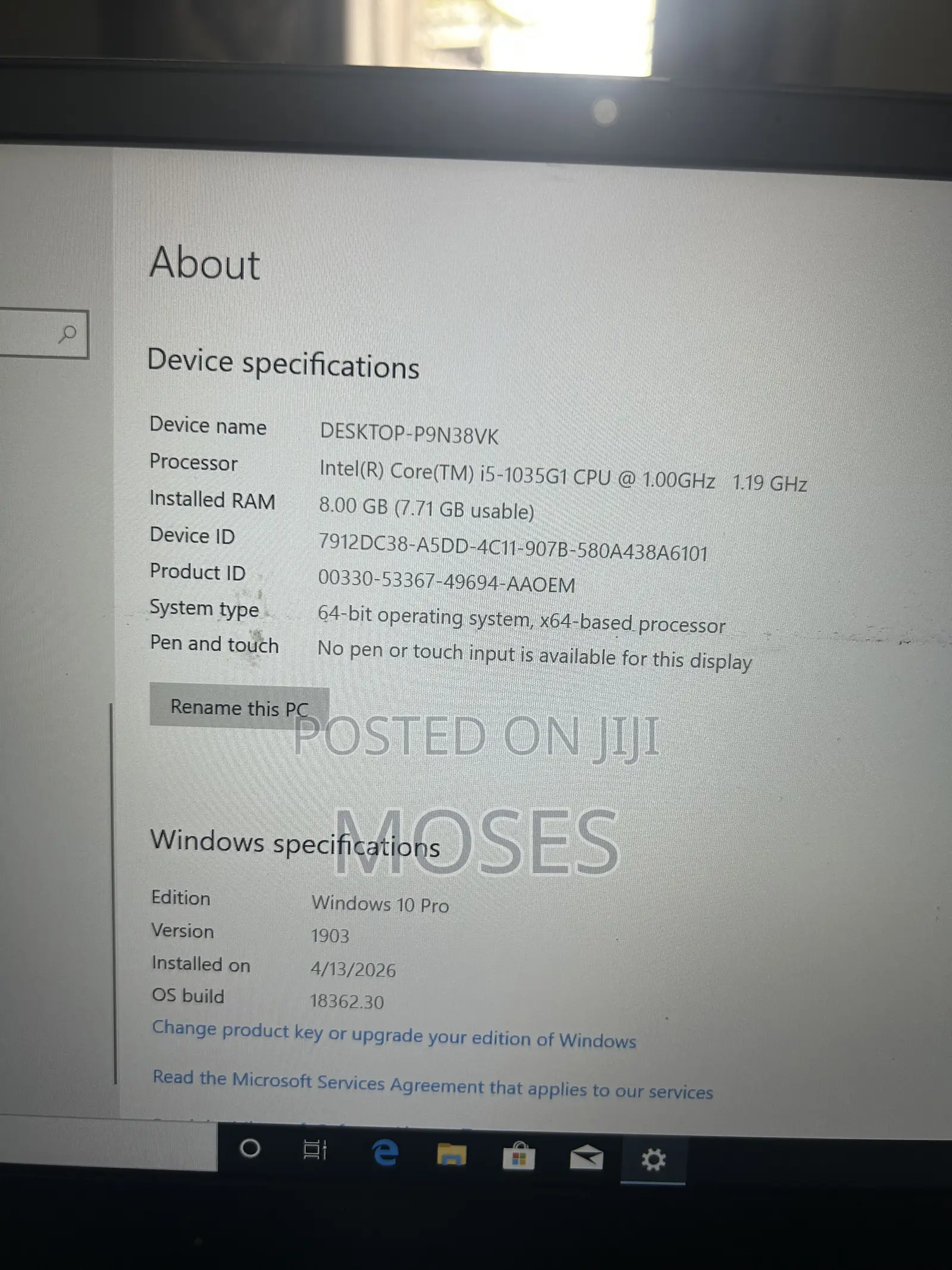 Laptop Lenovo Thinkbook 14 8GB Intel Core i5 SSD 500GB