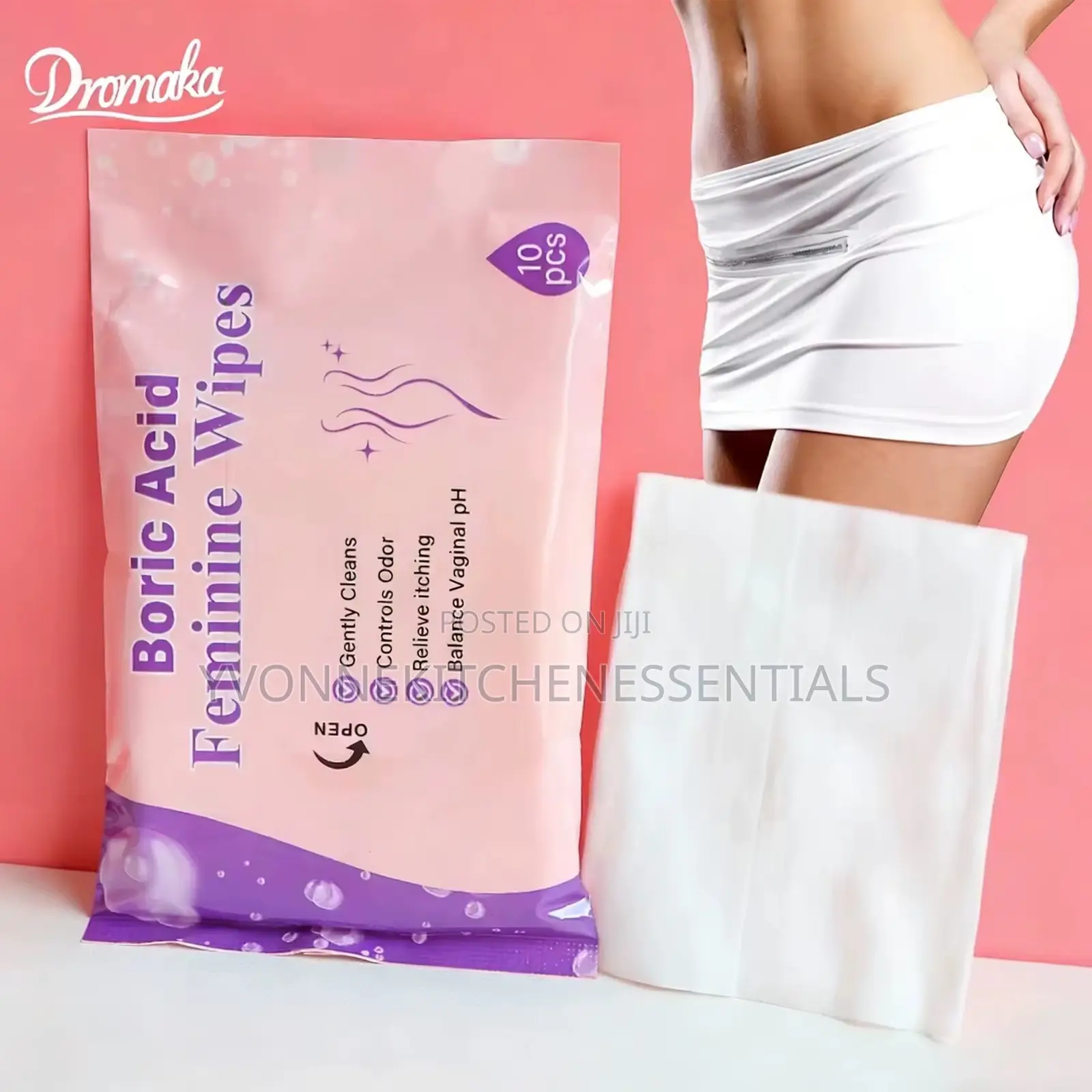 Boric Feminie Wipes