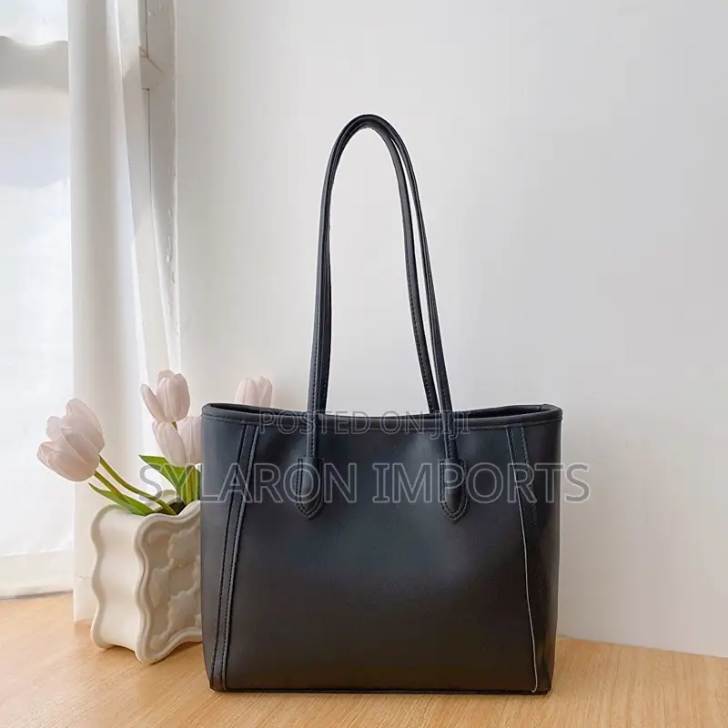 Women’S Classic Tote Shoulder Bag With Fluffy Charm