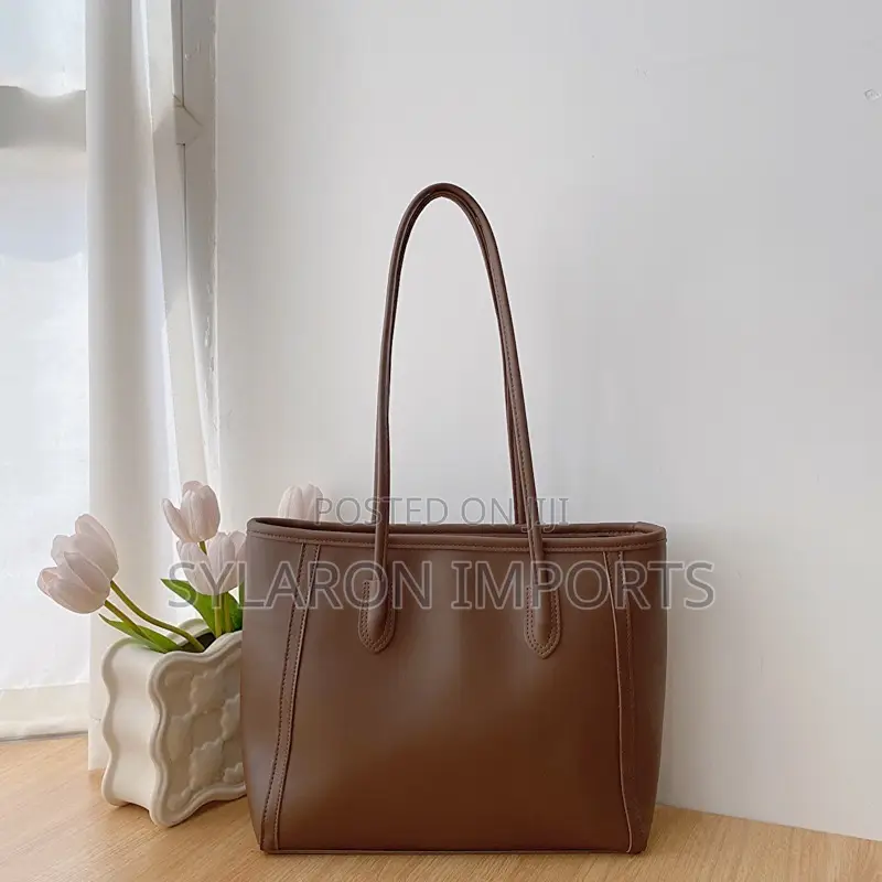 Women’S Classic Tote Shoulder Bag With Fluffy Charm