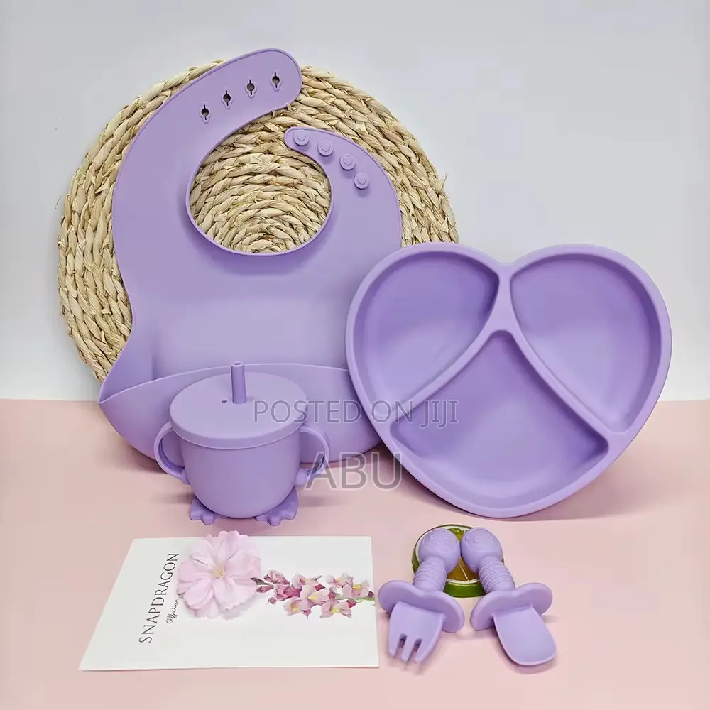 Baby Silicon Feeding Set