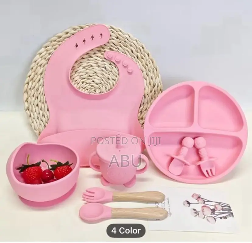 Baby Silicon Feeding Set