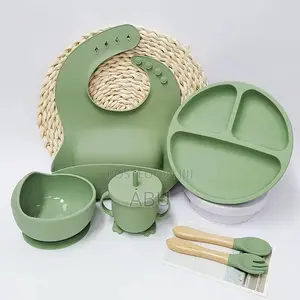 Baby Silicon Feeding Set