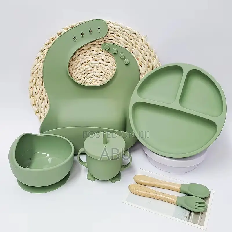 Baby Silicon Feeding Set