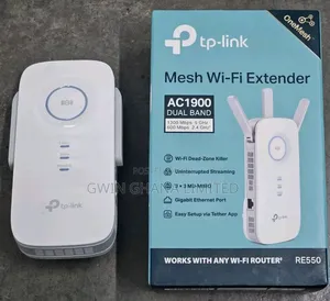 Tp-Link Re550 Ac1900 Dual Band Wi-Fi Range Extender 1900mps,12000sqft