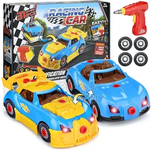 31 Piece Toy Racing Car Kit Age 3+ Lights -Sounds-Construction Model -
