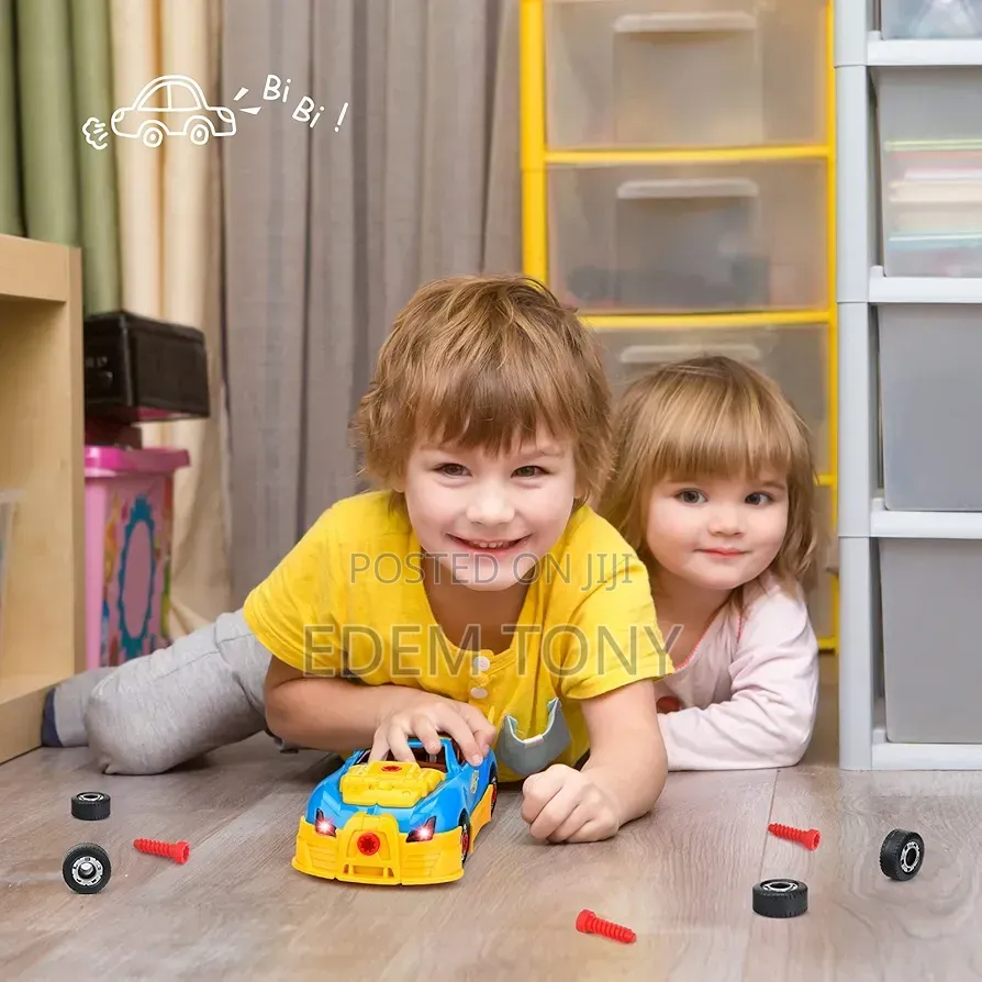 31 Piece Toy Racing Car Kit Age 3+ Lights -Sounds-Construction Model -