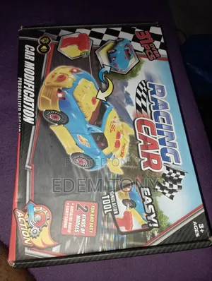 31 Piece Toy Racing Car Kit Age 3+ Lights -Sounds-Construction Model -