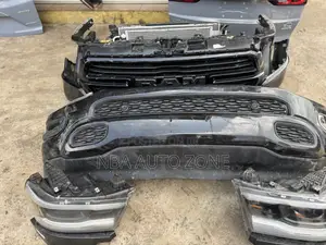Dodge Ram 2019-2023 Front Bumper Cut Complete With Headlight Pair