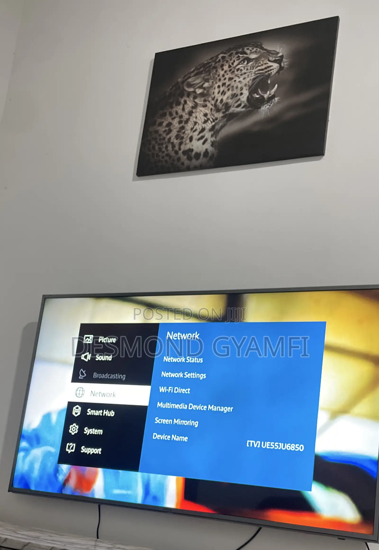 Samsung 55” Smart Tv Uhd