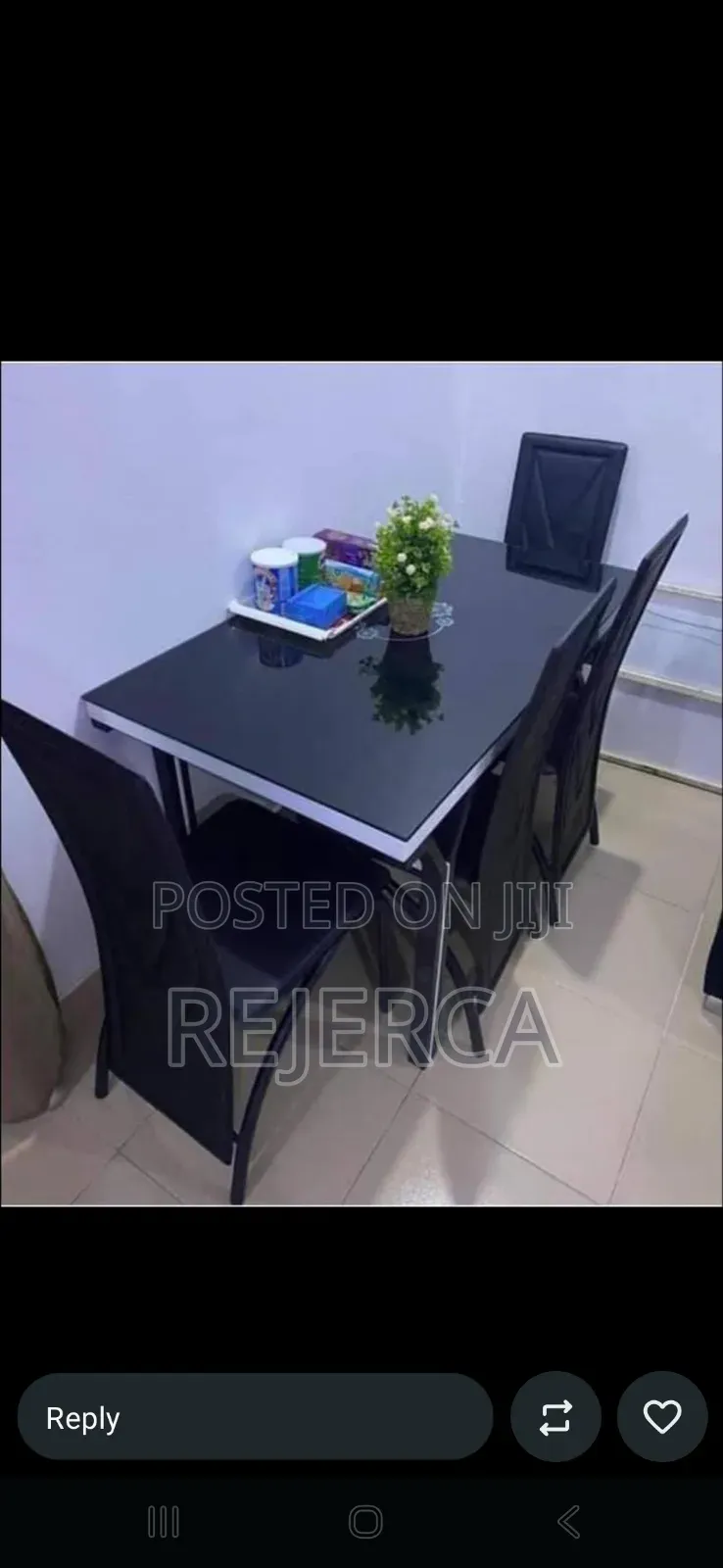 Durable Dinning Table With 4 Chairs