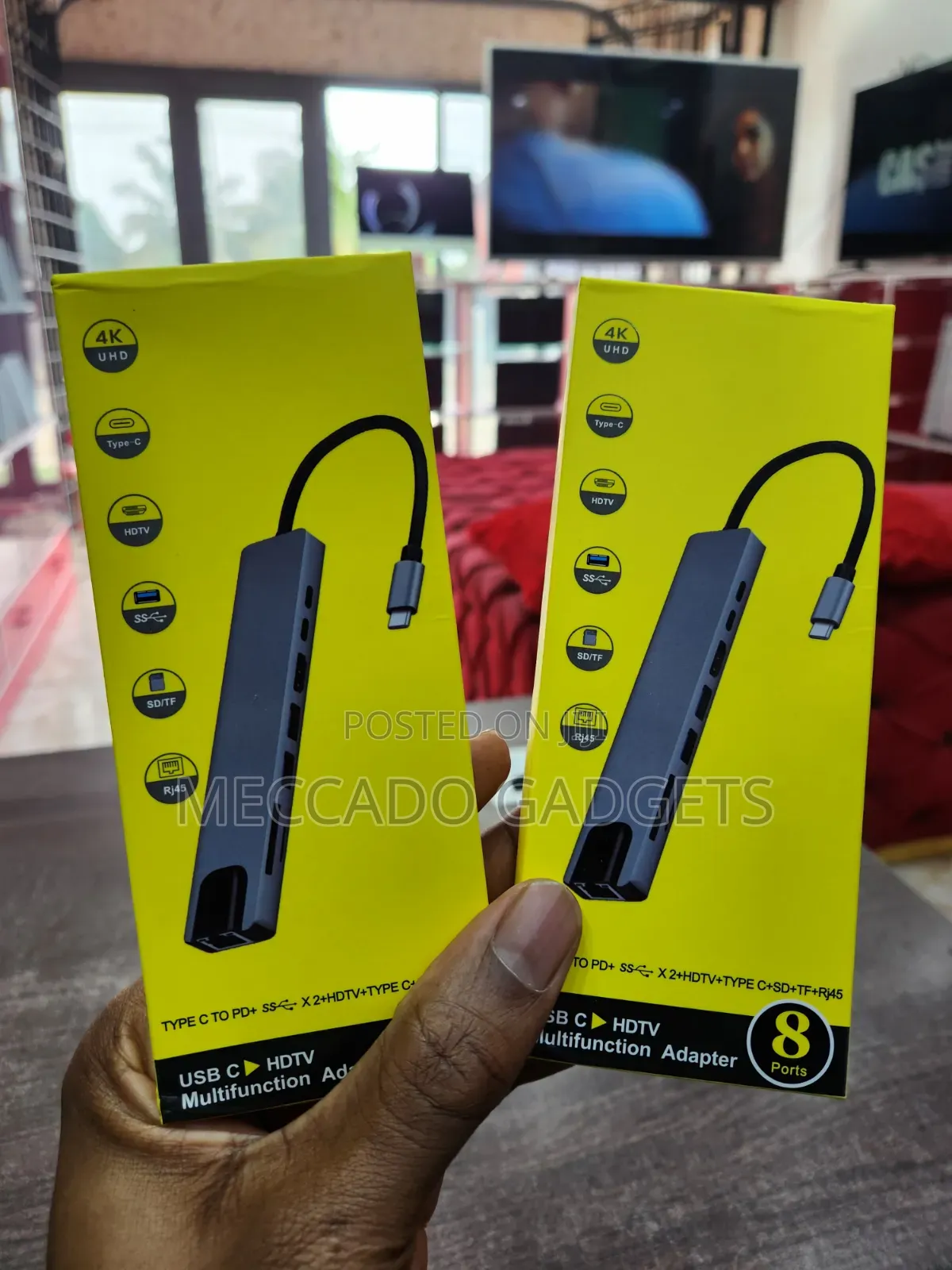 8 in 1 Usb-C Multi Function Adapter