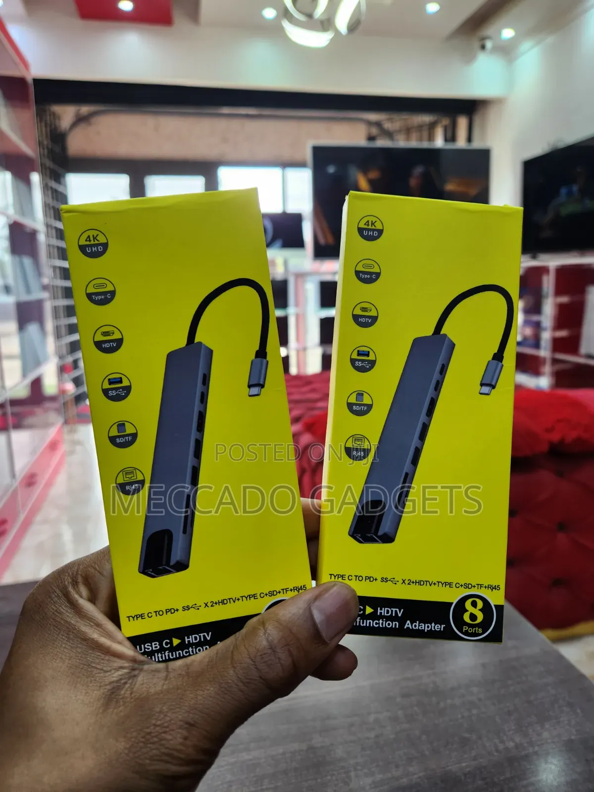 8 in 1 Usb-C Multi Function Adapter