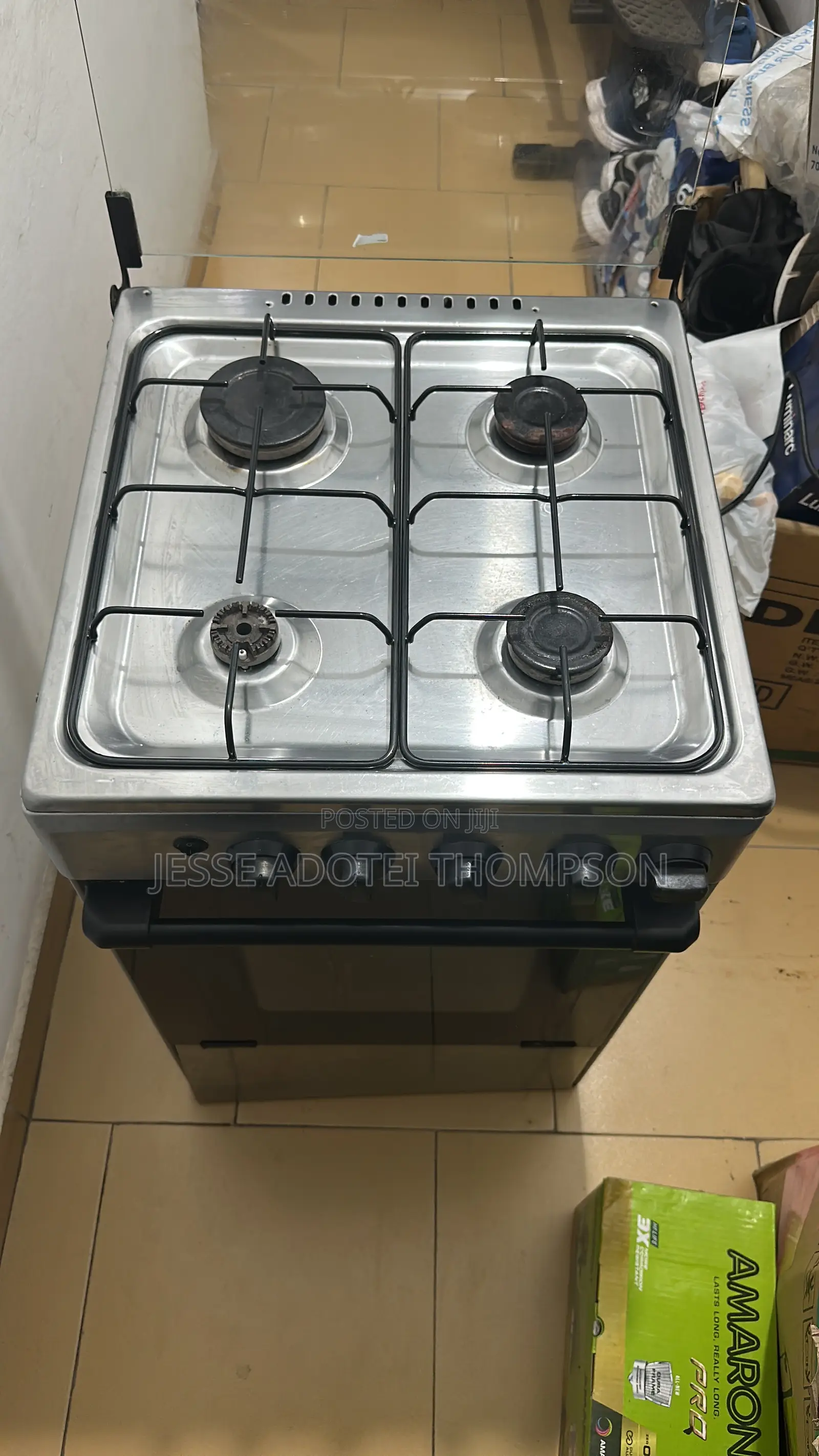 Used 4 Burner Gas and Electric Cooker With Oven