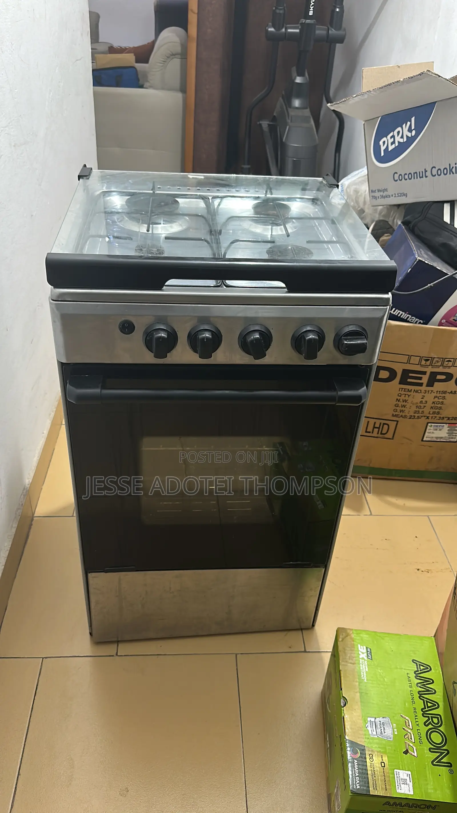 Used 4 Burner Gas and Electric Cooker With Oven