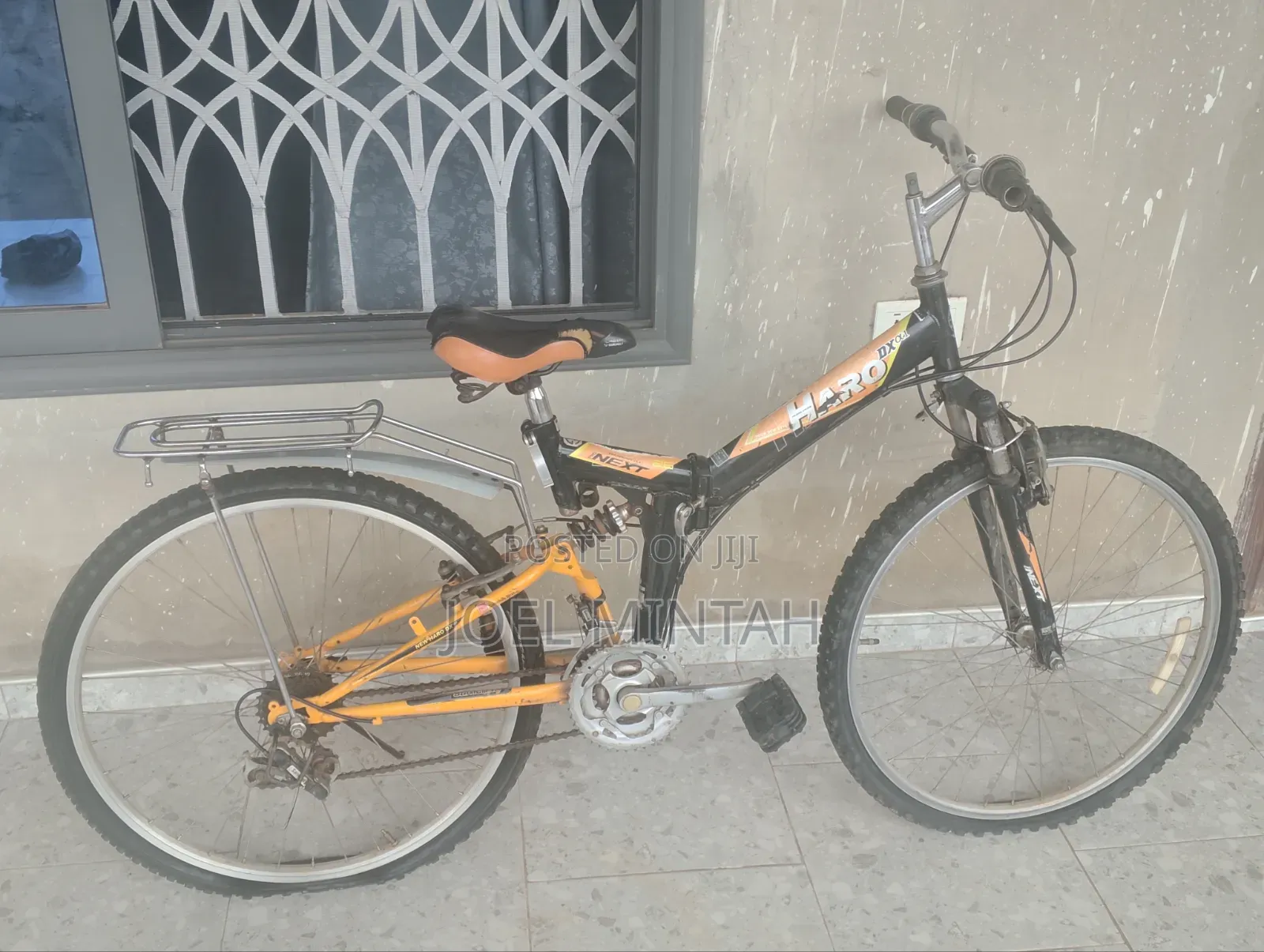 Haro Dexu Folding Bike (Orange And Black)