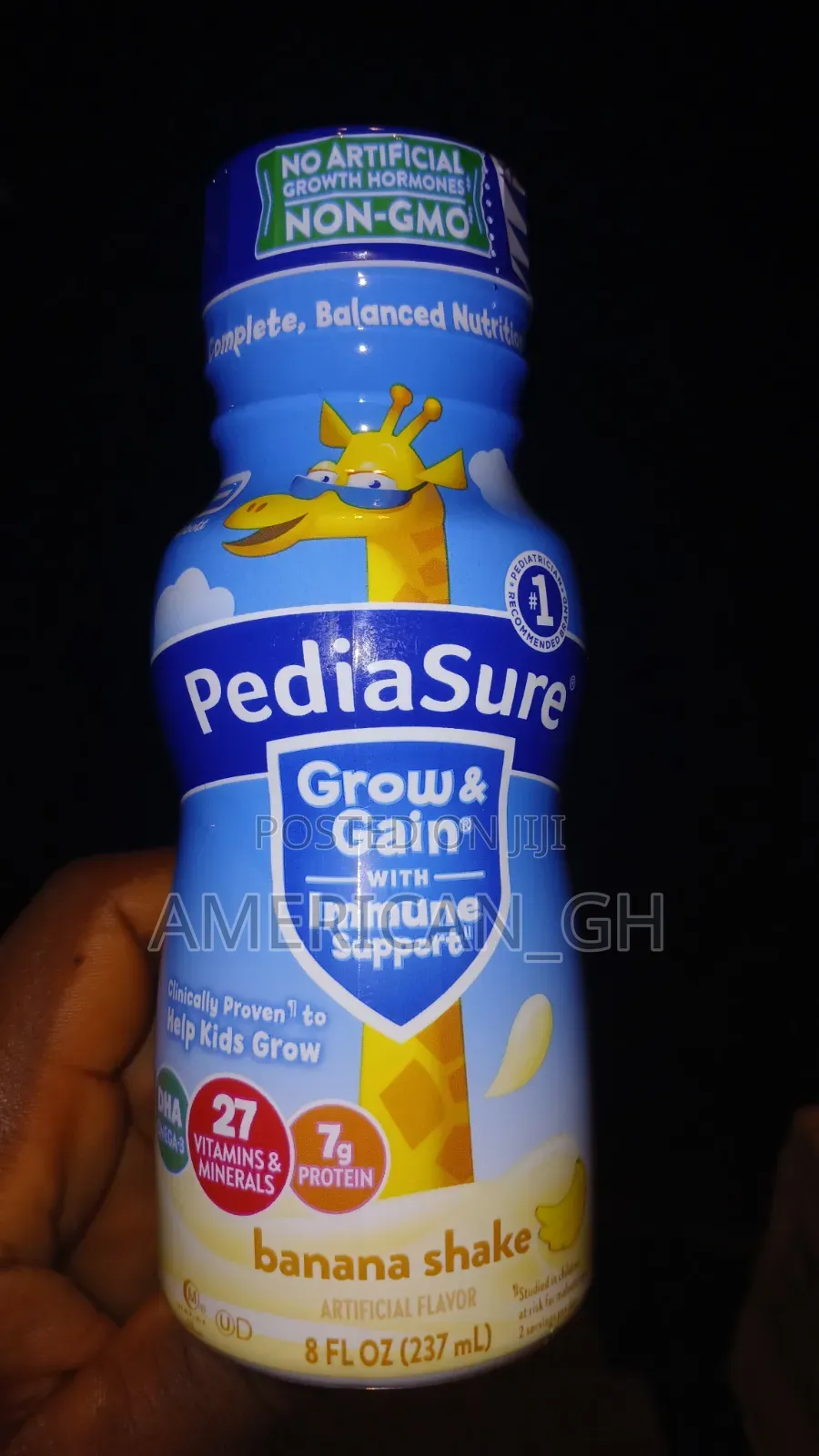 Pediasure Glow and Gain Banana Shake, 24pk